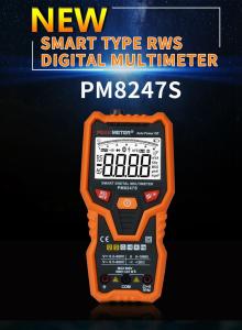 China PEAKMETER Commercial Smart Full Auto Range High Precision Amp Reading Multimeter factory