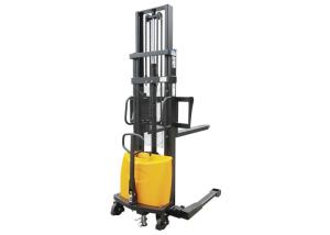 China 1000kg Powered Pallet Stacker , Adjustable Straddle Pallet Stacker Truck on sale