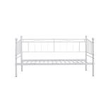 3ft White Platform Daybed Frame Twin Size UK Style Electrostatic Powder Coating