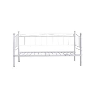 China 3ft White Platform Daybed Frame Twin Size UK Style Electrostatic Powder Coating factory