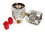N Male To SMA Radio Frequency Connector Female Adapter 50 Ohm Impedance