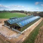 Heavy Duty Steel Structure Poultry House HDG Bolts Connection Steel Frame Farm