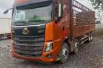 2nd Hand Lorry Orange Color 12 Meters 8×4 Drive Mode Yuchai Engine 6 Cylinders