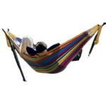 Stainless Steel Free Standing Folding Hammock Stress Relief Portable Fold Up