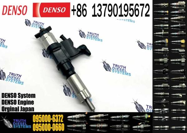 High Quality Diesel Common Rail Fuel Injector Assembly 095000-6372 For ISUZU 8