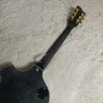 Custom f hole hollow body irregular body Gretsch style electric guitar with bigs
