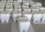 Custom Teeth Shape Fiberglass Furniture White Color Fiberglass Stool Nice
