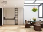 OEM Balcony Storage Cabinet With Balanced Proportion Of Closed Cabinets And Open