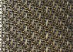 Lock Crimped Decorative Woven Wire Mesh Eco Facade Architectural Screen Walls
