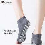 Cotton Open Toe Yoga Socks Non Slip Women's Pilates Grip Socks