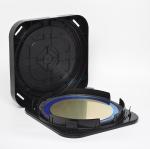 Horizontal 300mm Wafer Carrier Canisters Box Conductive Black PP Material