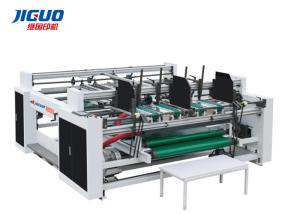 China Semi Automatic Corrugated Box Carton Gluing Machine 1150x1060mm Paper factory