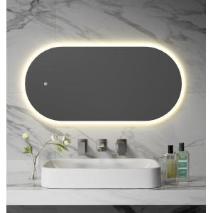 Dual-Touch Control Smart LED Bathroom Mirror With Anti-Fog Function Stepless