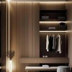 Customized Hinge Door Wardrobe Bedroom Wall Wardrobe Design Wooden Wardrobe