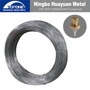 China 0.65mm Stainless Steel Spring Wire Soap Pump Use High Temperature Resistance factory