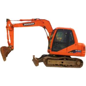 China Used Doosan 80 Excavator 8 Ton with Blade Good Condition Made in Korea Original Design factory
