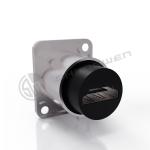 Industrial Electronics Accessories Zinc Alloy Square Data Connector for Audio