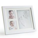 White Promotional Baby Clay Frame Return Gift For Kids Birthday Party