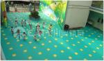 Healthy Kindergarten Rubber Flooring Good Resilience Comfortable