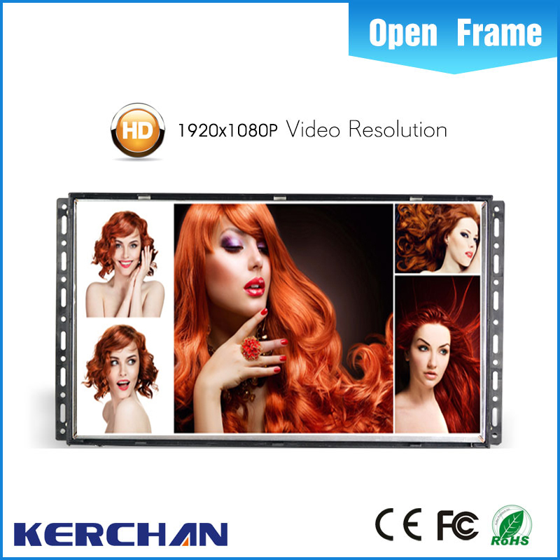 1280x768 Open Frame Touch Screen Monitor With 50000 Hours LCD Life