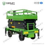 6 Meters Industrial Hydraulic Lift Platform Scissor Lift Aerial Work Platform 1