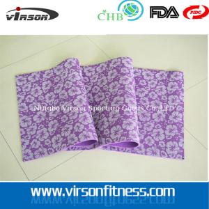 China plum blossom print yoga mat sale factory
