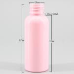 1.7oz50ml Pink PET Cosmetic Bottle Small-Size Liquid Container Skincare Bottle