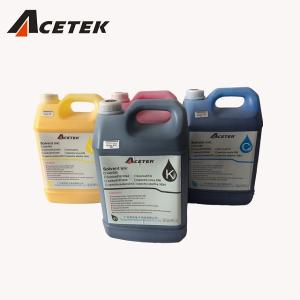 China C M Y K LC LM Solvent Based Ink 5L Plastic Bottle For Konica KM512i head factory