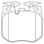 34106888459 BMW Brake Pads Replacement Energy Efficiency For Safely Operation