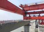 Hydraulic Launching Gantry Crane Steady Flexible High Operating Efficiency
