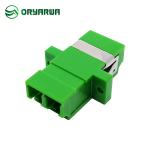 Fiber Optic Adaptor LC Duplex Flange Flangeless One Piece Type