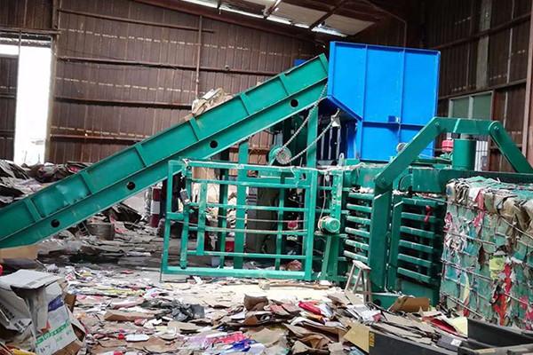 Stable Performance Stainless Steel Baler Horizontal Cardboard Baler Long Service