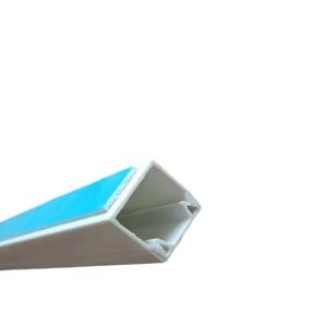 China Red PVC Plastic Extrusion Channel Strips factory