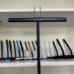 Black Stainless Steel Floor Wiper Squeegee glass window wiper silicone rubber