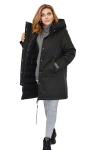FODARLLOY Ladies New Collection Warm Hooded Cotton-padded Clothes Slim Long Down