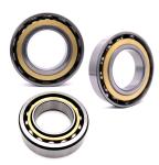 GCr15 Electric Motor Bearings , 7218ACM 7318ACM Chrome Steel Ball Bearings