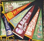 30*70cm 180gsm Polyester Sports Pennant Flag Double sides printing
