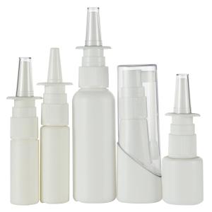 China Collar Material PE 10ml 15ml 20ml 30ml 50ml 100ml PE Plastic Bottle with Sprayer Pump factory