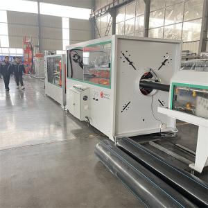 PE Flexible Tube Machine , High Speed Water Supply Pipe Machine
