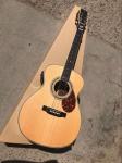 Ebony Fretboard OM body Signature Acoustic Electric Guitar (OM-G)