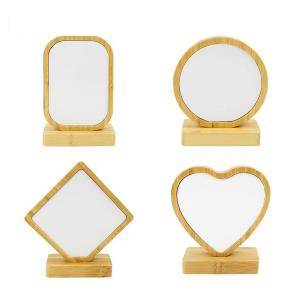 China Modern magnetic Bamboo Wooden Photo Frame For Sublimation Printing DIY Commemorative Photo Frame Couple Gift Family Memory Ornament factory