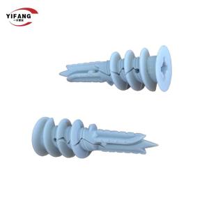 China White Plastic Wall Anchors Fish Like Drywall Screw Inserts For Gypsum Board factory