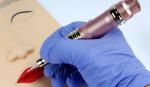 10V Gold Rotary Makeup Tattoo Machine / Semi Permanent Makeup Pen For Eyebrow