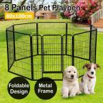 Modular Outdoor Metal Dog Kennel Heavy Duty Large Exercise Pet Playpen