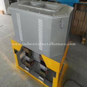 China Two Chamber Induction Copper Melting Furnace Industrial For Gravity Casting 380V factory