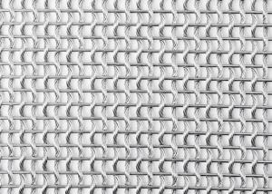 China Crimped Architectural Flexible Metal Mesh Fabric SS310 Plain Weave factory