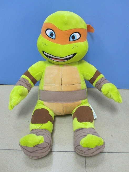Large Yellow Teenage Mutant Ninja Turtles Cartoon Plush Toys For Collection