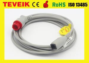 China Reusable Transducer Adapter Cables Round 12pin For HP Patient Monitor , A164A1A Type factory