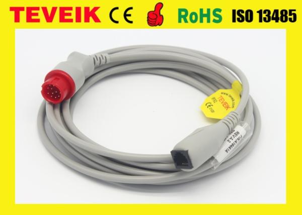Reusable Transducer Adapter Cables Round 12pin For HP Patient Monitor , A164A1A