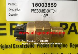 China TEREX 15003859 PRESSURE SWITCH NHL DUMP TRUCK TR35 3305B 3305F 3303 3307 factory